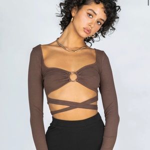 Princess Polly Corey Long Sleeve Top